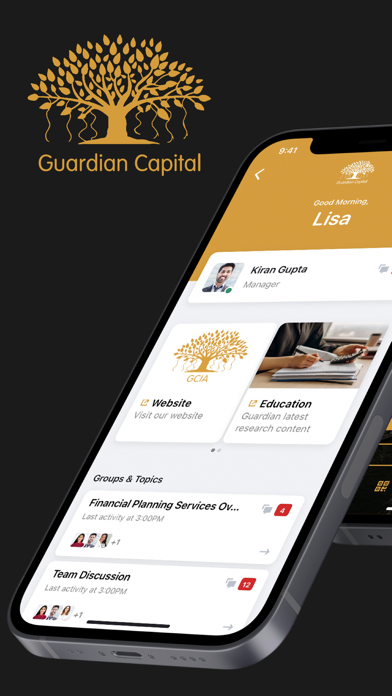 Screenshot 1 of Guardian Capital Connect App