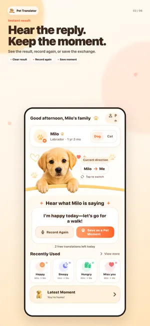 Meow & Woof Translator screenshot 2