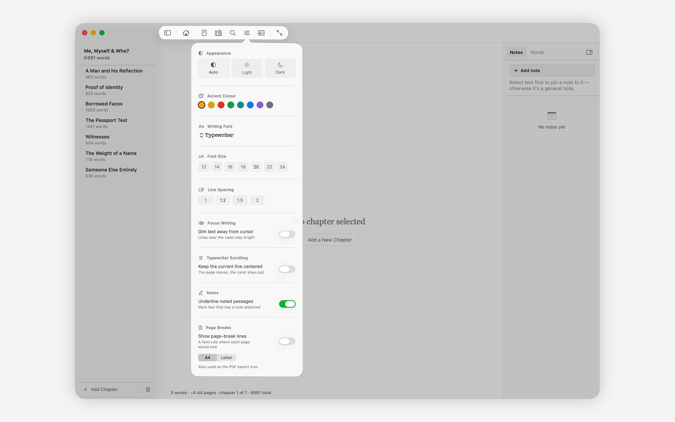 Writer's Foundry screenshot 11