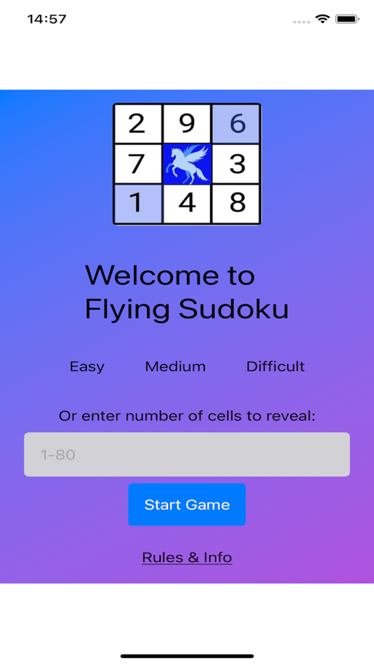 #1. Flying Sudoku (iOS) 来自: Andersson Consulting LLC