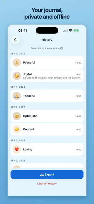 My Emotion Journal screenshot 4