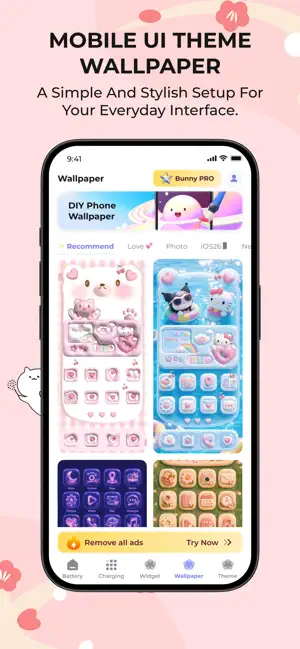 Emoji Battery: BunnyWatch iPhone screenshot 3