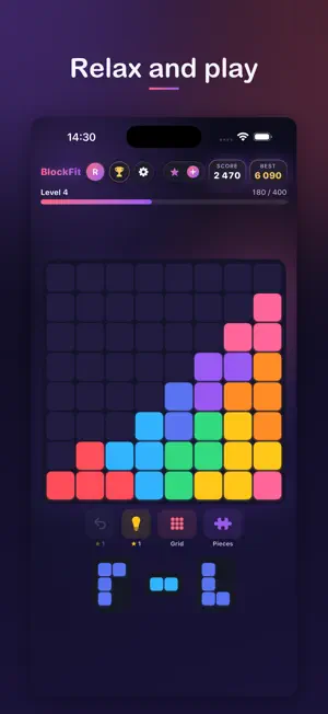 BlockFit Block Puzzle screenshot 2