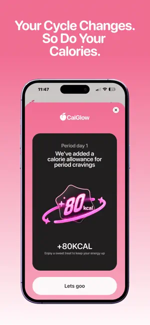 CalGlow-Women Calorie Tracker screenshot 3