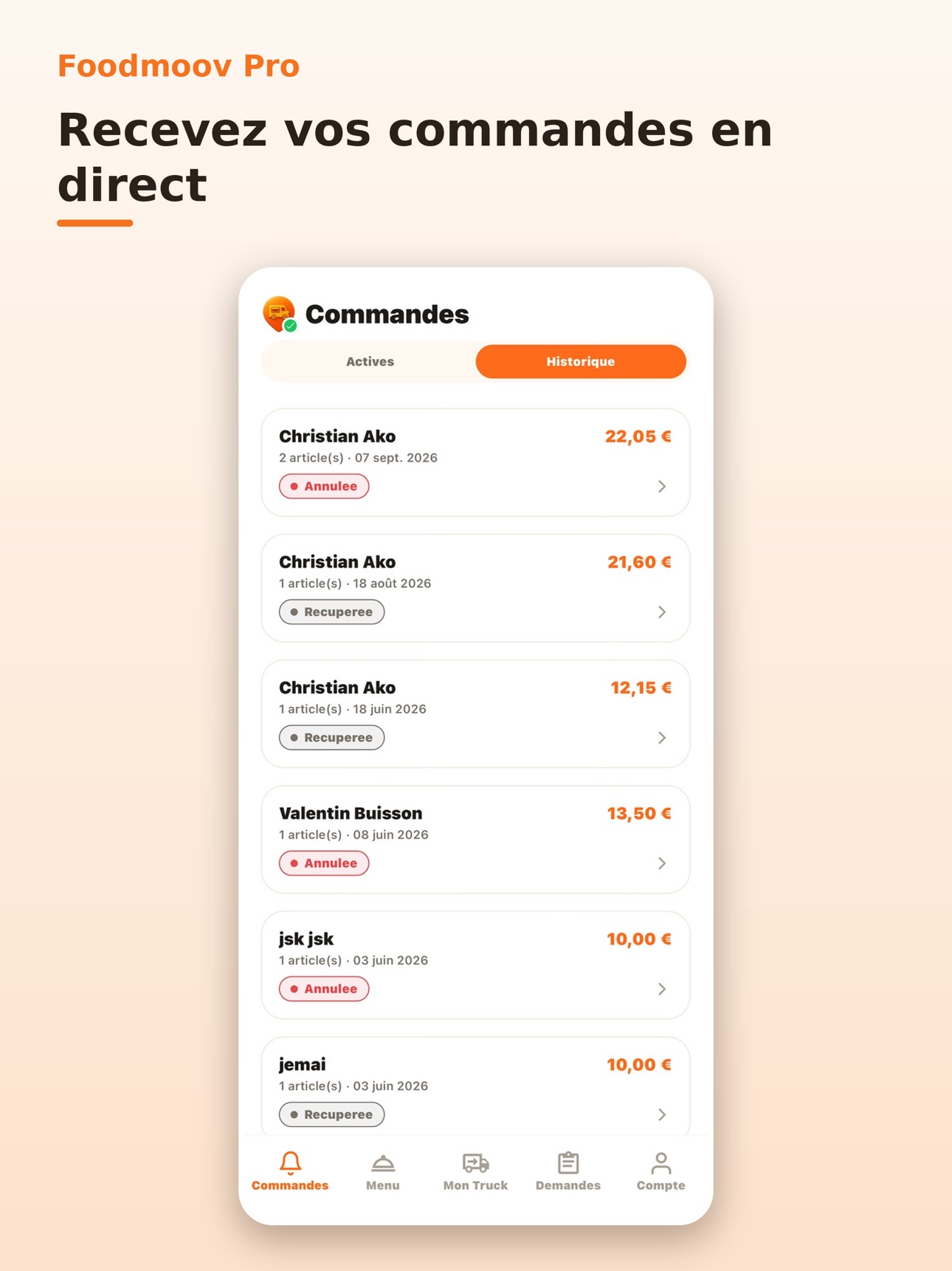 Screenshot 7 of Foodmoov Driver - Pro
