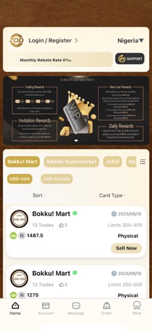 Zop Card:Buy&Sell Giftcard iPhone screenshot