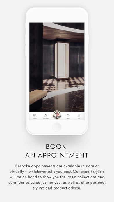 Moncler Official Store Screenshot