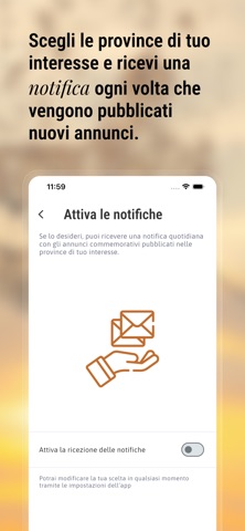 Il Commiato iPhone screenshot