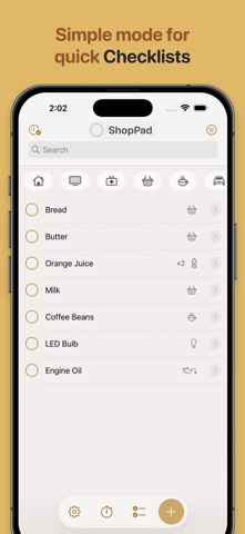 ShopPad: Shopping Tracker iPhone screenshot