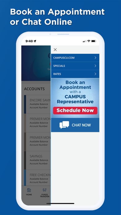 CAMPUS USA Credit Union Screenshot