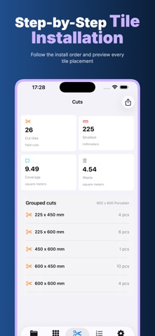 TileFit: Tile Layout Planner iPhone screenshot