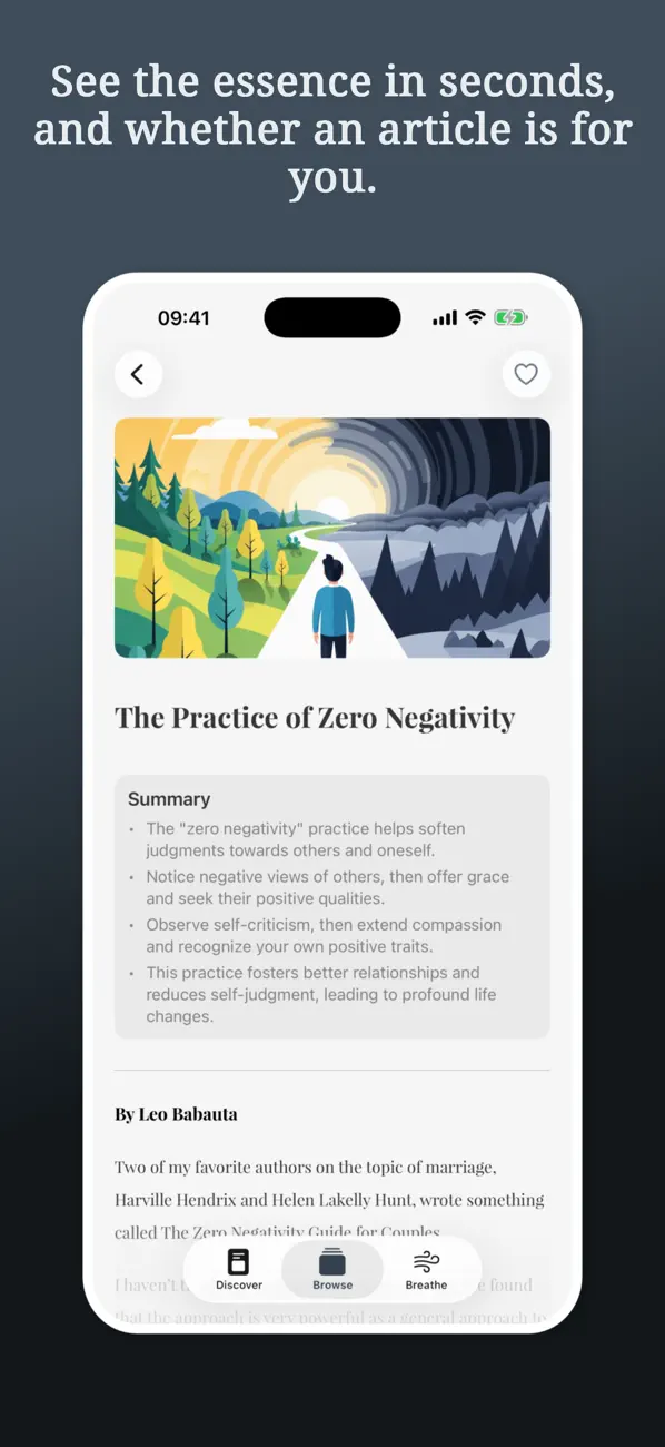 Screenshot #3 pour Zen Habits by Leo Babauta
