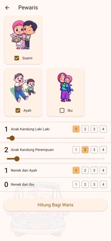 Kalkulator Waris screenshot
