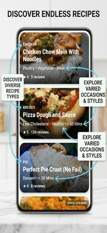 HeartFood - Healthy Recipes iPhone screenshot