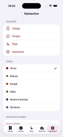 Domača klet App Store preview screenshot 8