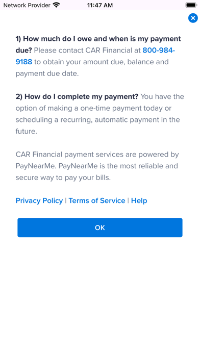 CAR Financial Mobile Screenshot