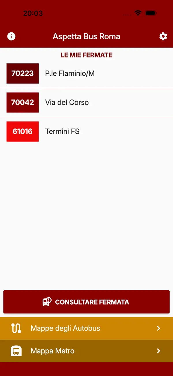 Screenshot #1 pour Aspetta Bus Roma