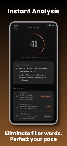 Speakova: Speaking Coach Screenshot 3 of 4