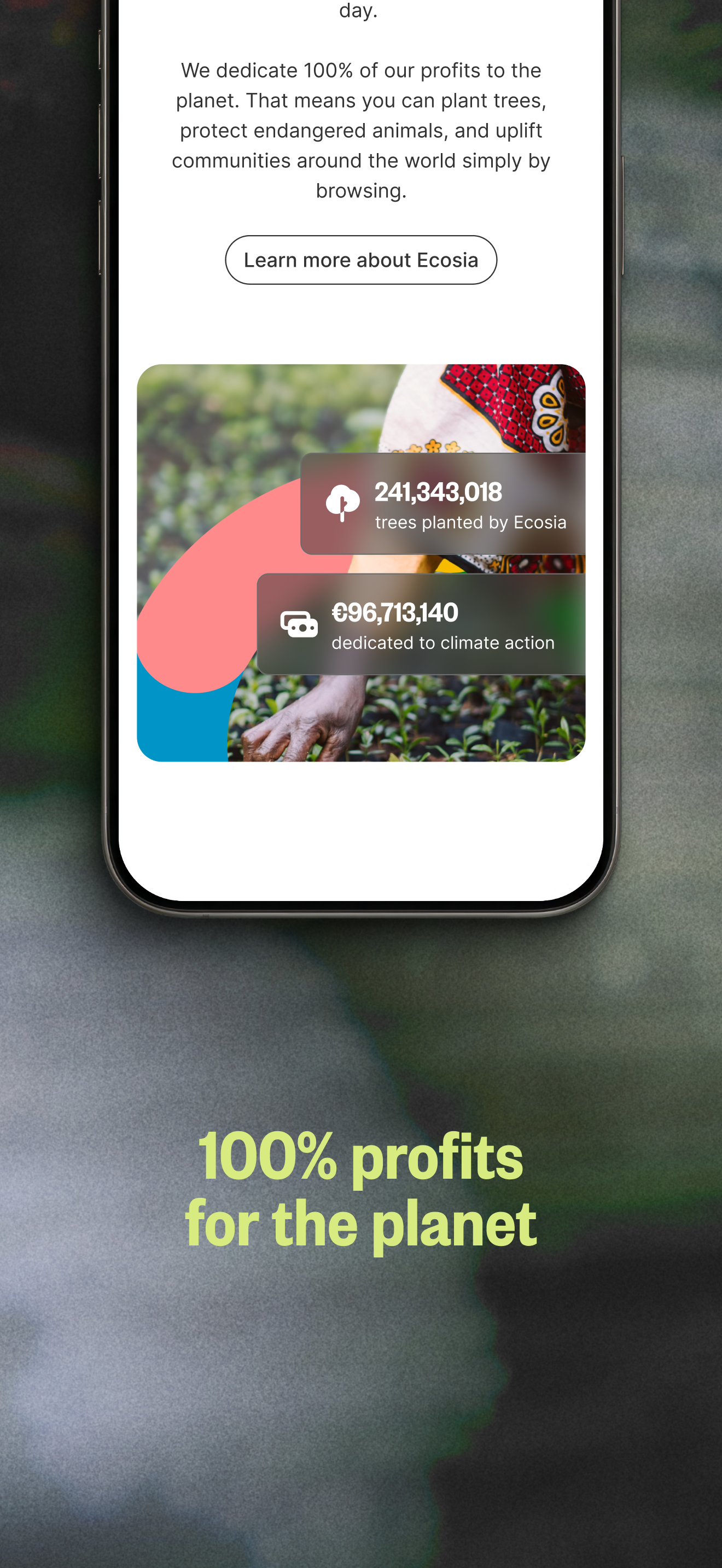 Ecosia: Search to plant trees screenshot 4