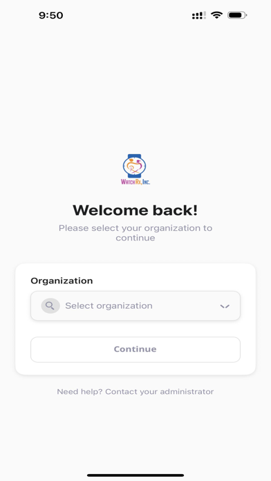 WatchRx Care Team Screenshot