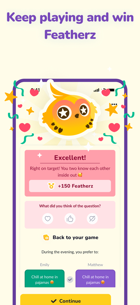 LovBirdz - Couple Quizz App screenshot 5