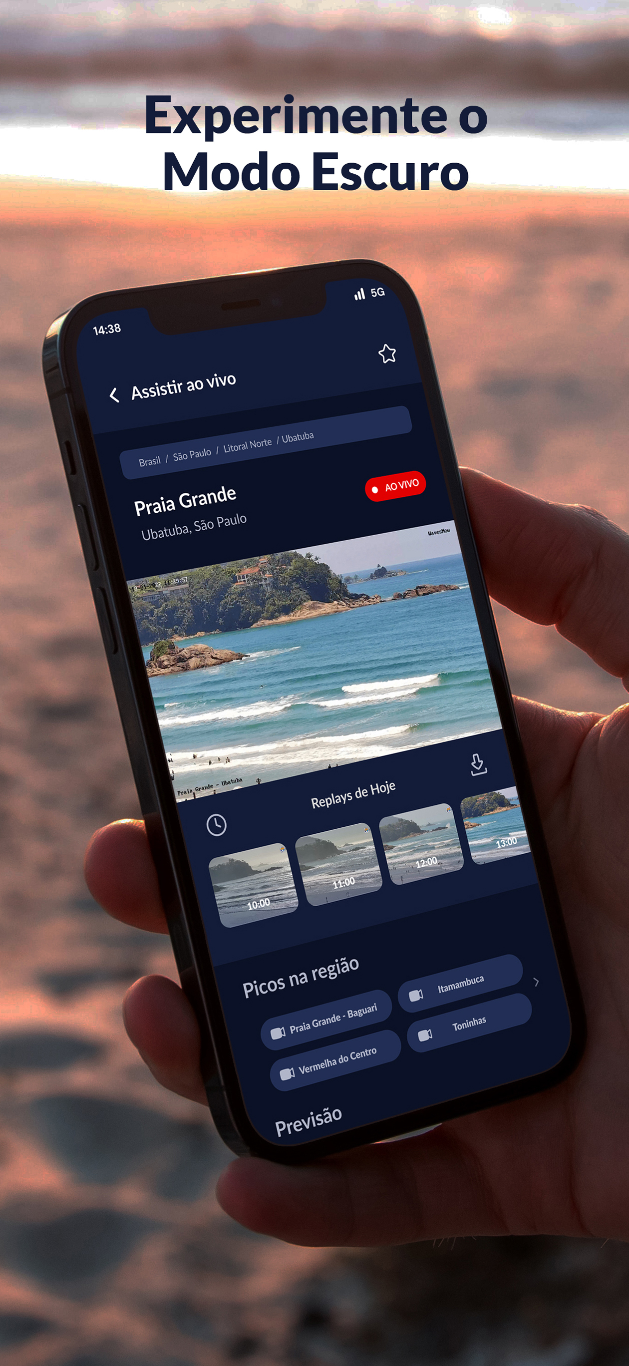 WavesNow: Condições das Ondas