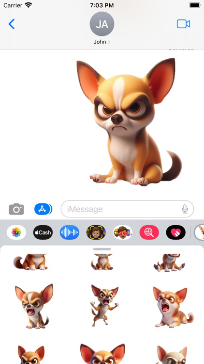 Angry Chihuahua Stickers screenshot-4