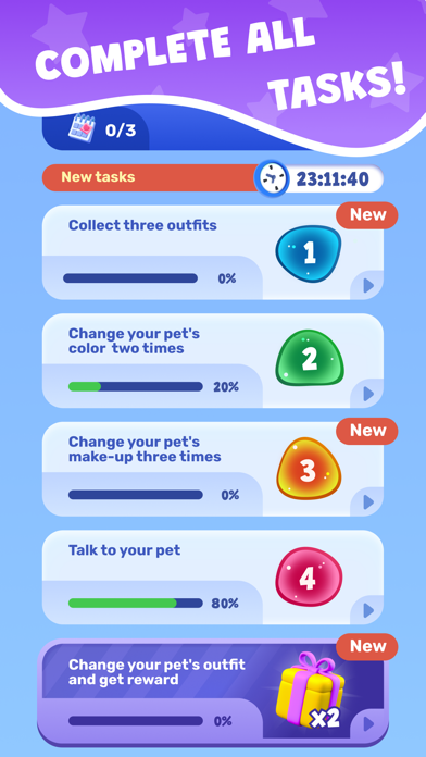 Talk to me Slimy: Talking Pet Screenshot