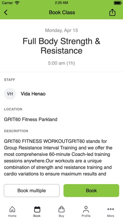 GRIT60 Fitness Screenshot