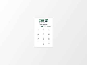 CBI Bank & Trust iPad screenshot