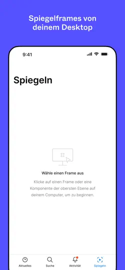 Screenshot von Figma auf dem iPhone 6