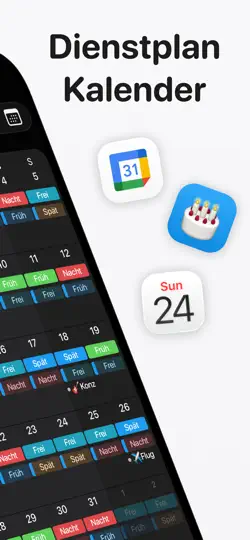 Screenshot von Supershift - Dienstplan auf dem iPhone 2
