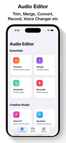 Audio Editor - MP3 Cutter App Screenshot 1 of 5