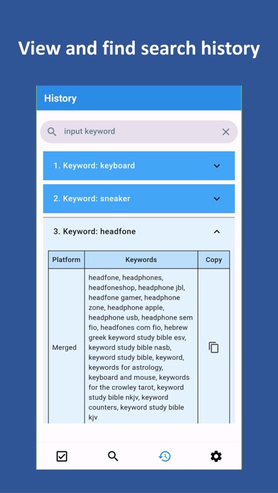 Hot Keywords Screenshot