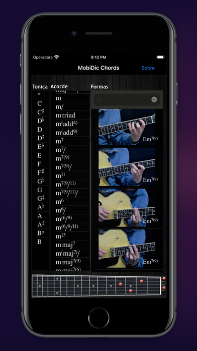 Mobidic Guitar Chords Screenshot