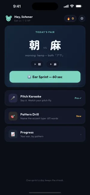 NihonGo: Pitch Accent Trainer screenshot 3