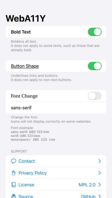 WebA11Y Screenshot