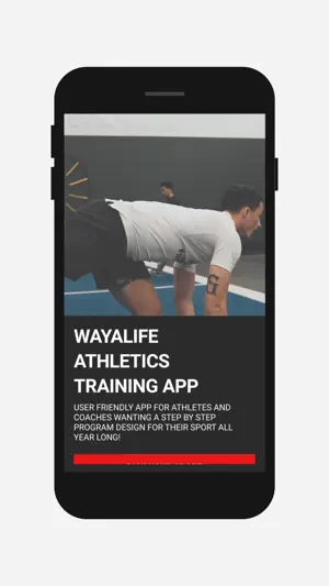 WayALife Athletics Training screenshot 1