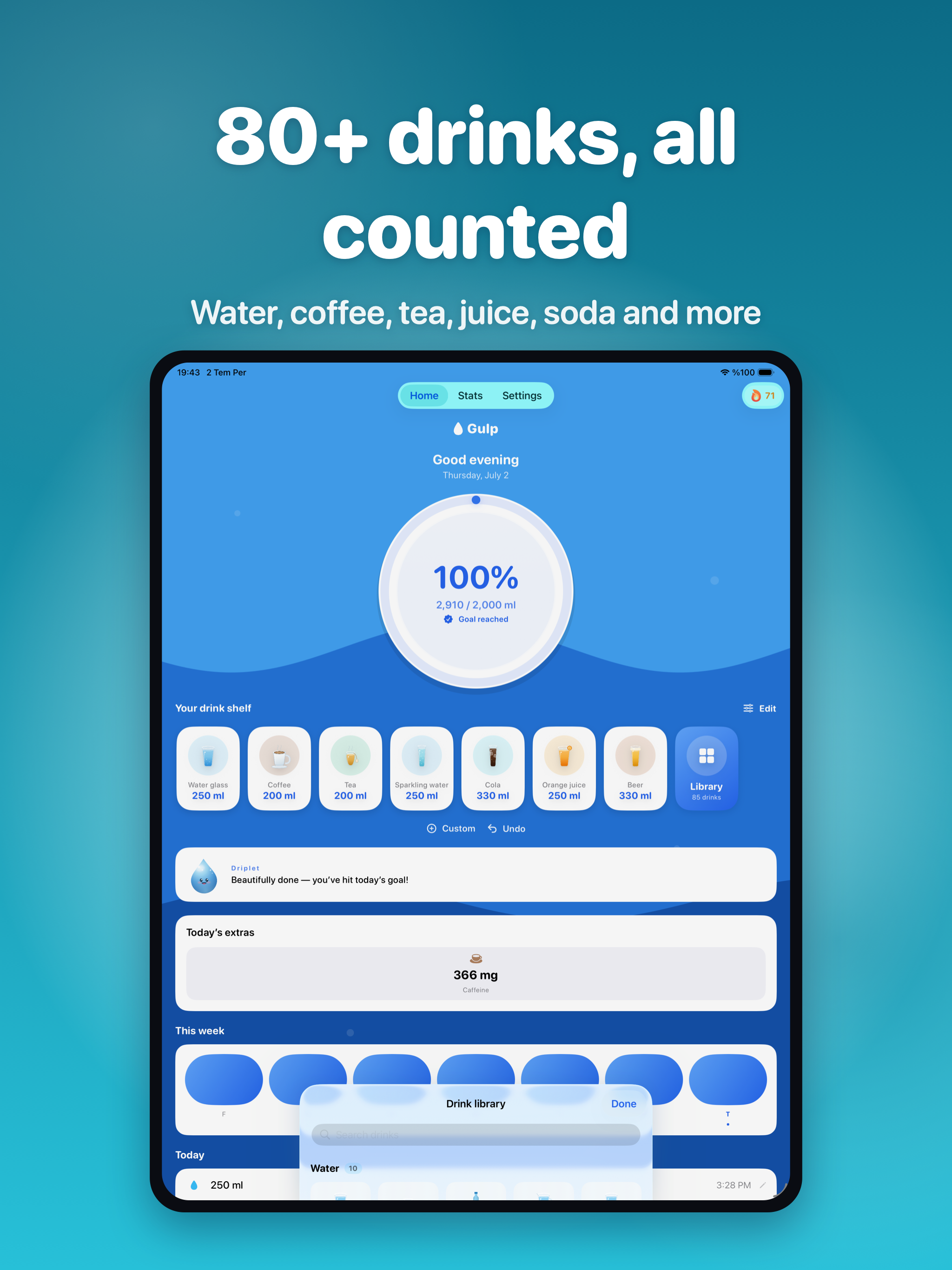 Gulp: Water Reminder Tracker screenshot 9