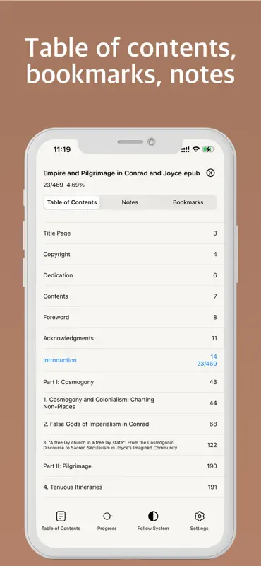 Epub Reader -read epub,chm,txt screenshot 2 of 5