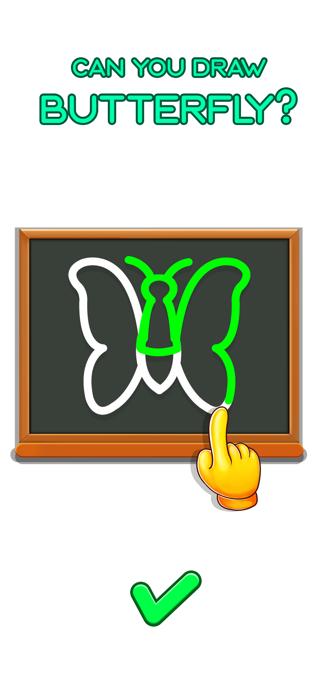 One Line Touch Draw Shape Game Screenshot 1 of 5