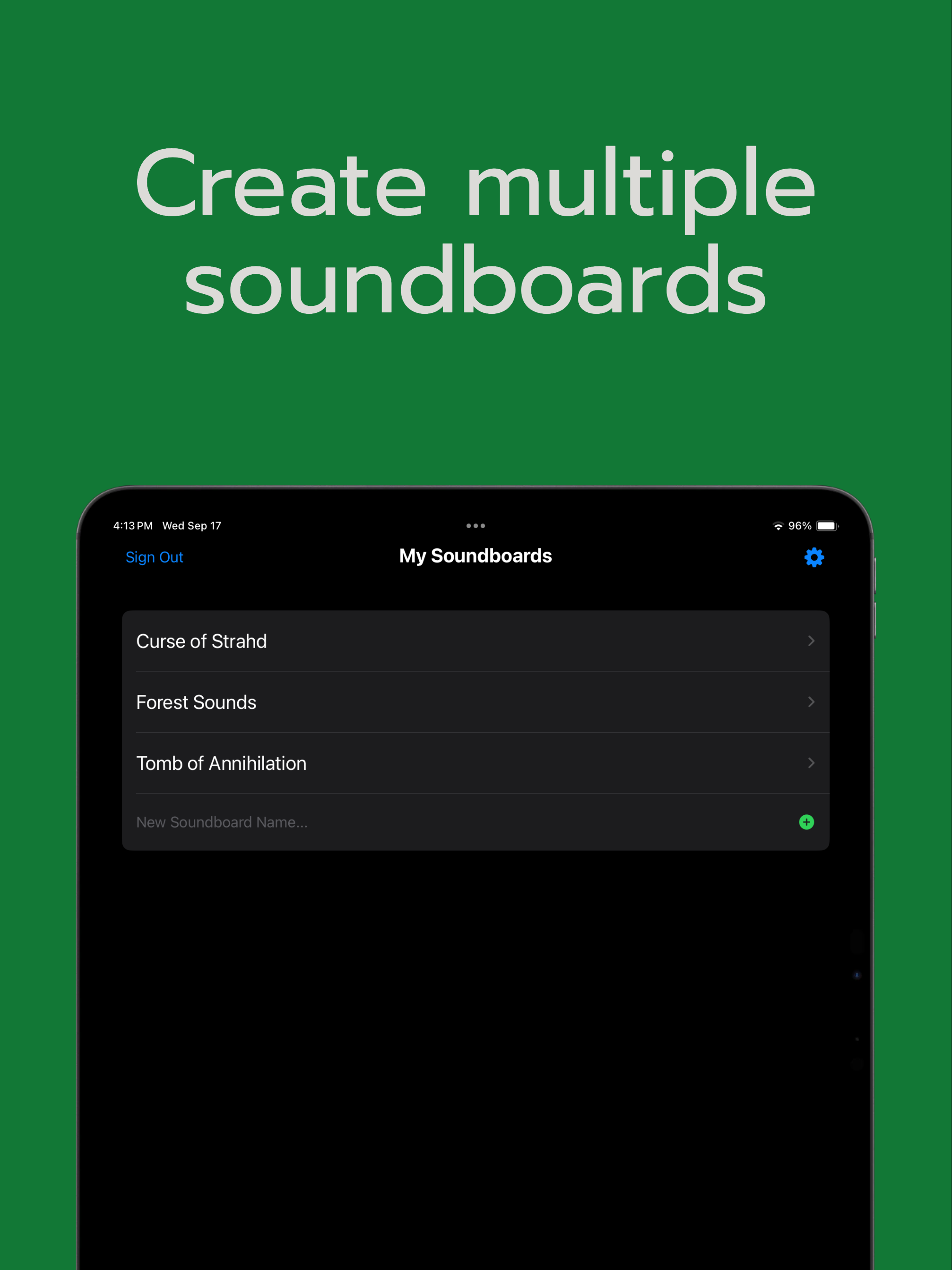 Dungeon Soundboard