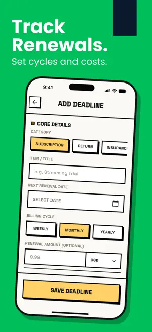 Chronaya: Deadline Tracker screenshot 4