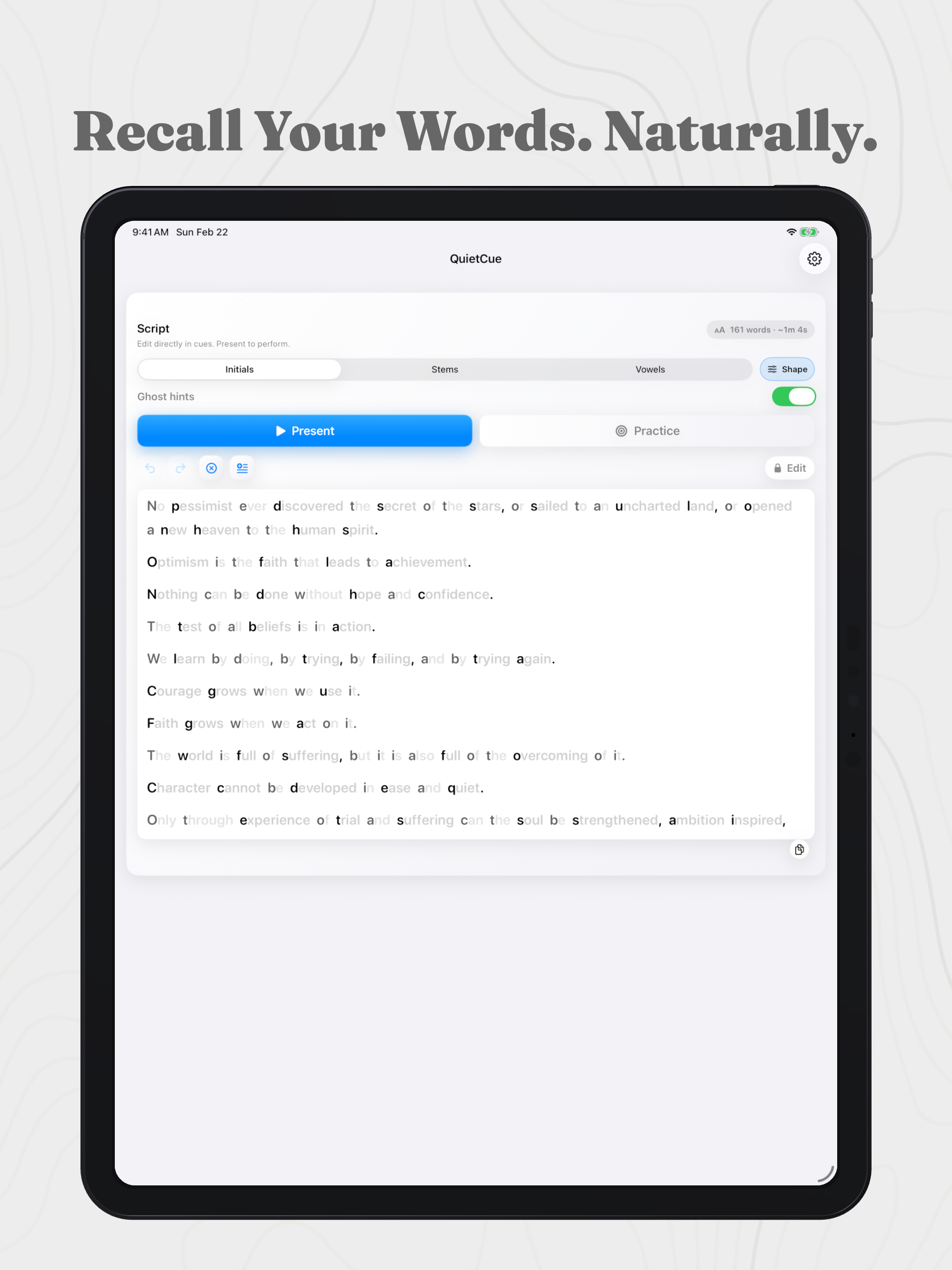 QuietCue: Speak, Don’t Read screenshot 8