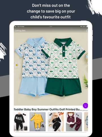 Boys & Girls Clothing Fashion iPad screenshot