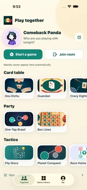 OneRound: Nearby Games screenshot 1