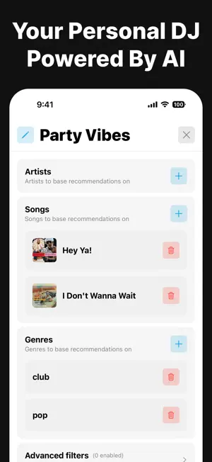 SongSwipe: Playlist Maker screenshot 2
