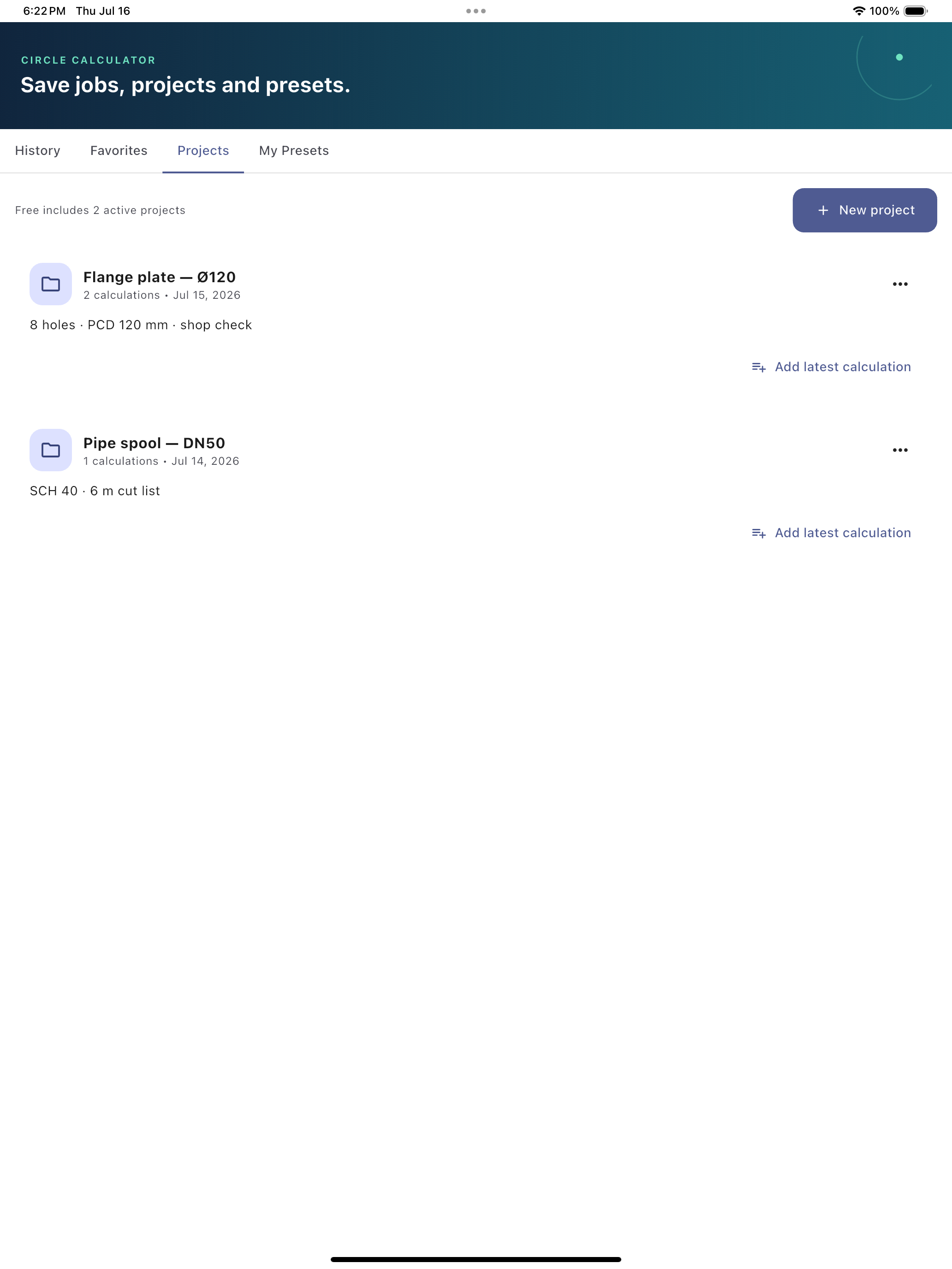 Circle Calculator - Geometry screenshot 15