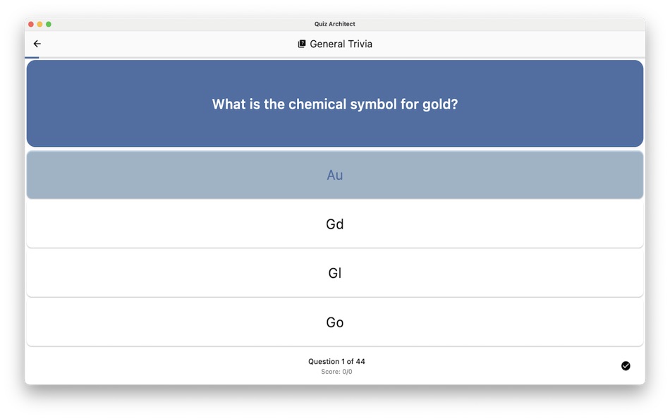 #1. Quiz Architect (macOS) 由: Michael Borgers