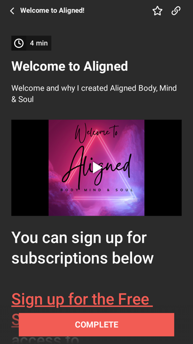 Aligned – Body, Mind & Soul Screenshot